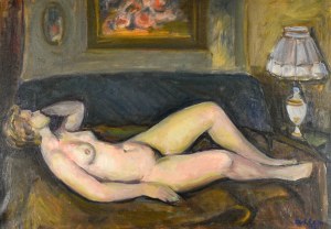 Michel ADLEN (1898-1980), Akt kobiety leżącej, 1961