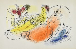 Marc CHAGALL (1887 - 1985), Akordeonista, 1957