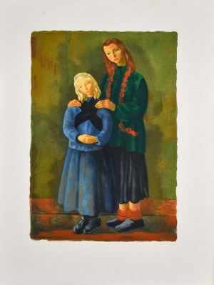 Mojżesz KISLING (1891-1953), Siostry, Paryż, 1959