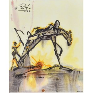 Salvador DALI (1904-1989), Le Cheval de Labeur