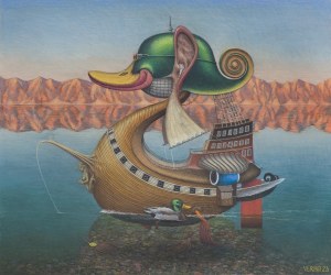 Jacek Yerka, BODYDUCK, 2023