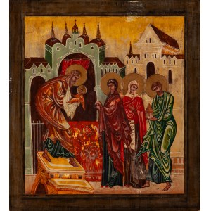 Malarz nieokreślony, polski (XX wiek), Ofiarowanie Chrystusa w świątyni