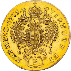 House of Habsburg - Joseph II. (1765-1790) 2 Ducat 1775 E H-G