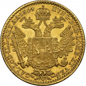 House of Habsburg - Franz Joseph I. (1848-1916) Ducat 1864 E