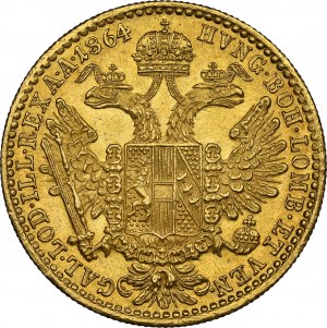 House of Habsburg - Franz Joseph I. (1848-1916) Ducat 1864 E