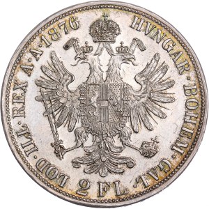 House of Habsburg - Franz Joseph I. (1848-1916) 2 Gulden 1876 A