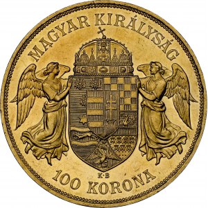 House of Habsburg - Franz Joseph I. (1848-1916) 100 Korona 1908 KB