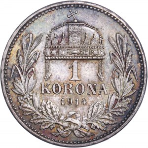 House of Habsburg - Franz Joseph I. (1848-1916) 1 Korona 1914 KB