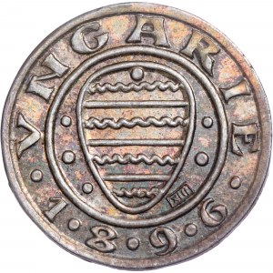 House of Habsburg - Franz Joseph I. (1848-1916) Denar 1896 Millenium