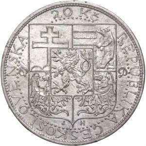 Czechoslovakia - 20 Korun 1937