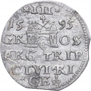 Poland - Sigismund III Vasa. Trojak (3 grosze) 1595 Riga