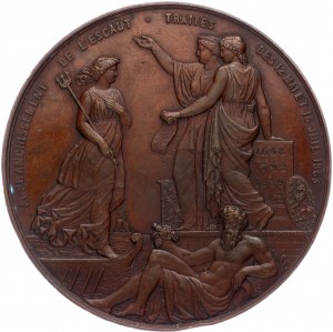 Belgium - Leopold I., Liberation of the Scheldt, Medal 1863