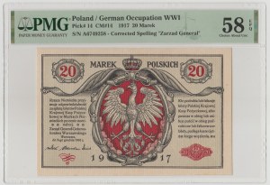 20 marks General 1916 - BEAUTIFUL