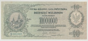 10 million Polish marks 1923 - CG series - RARE