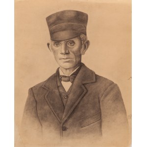 Autor nieokreślony, monogramista P.G. de B (XIX-XX wiek), Portret mężczyzny