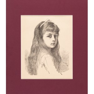 Leopold HOROWITZ (1837-1917), Portrait of a girl, 1884