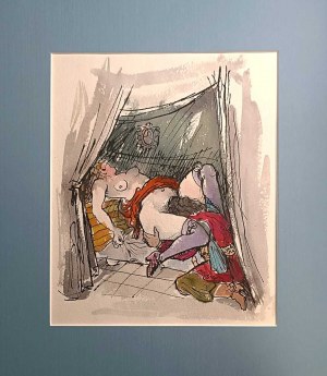 Mieczysław JAGOSZEWSKI (1897-1987), Scena erotyczna