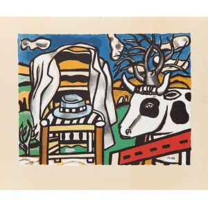 Fernand LÉGER (1881-1955), Býk a stolička, 1954