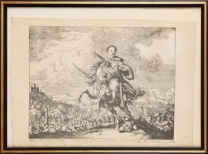 Johannes LUYKEN (1649-1712) wg, Jan III Sobieski w bitwie pod Chocimiem