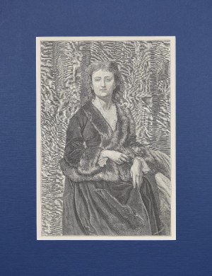 Jan MATEJKO (1838-1893), Portret Anieli z Potockich Zamoyskiej [1850-1917], 1876