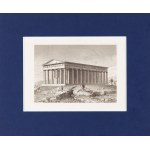 Carl MERKER (1817-1897), Hefajstejon pod Akropolem, Ateny, 1856