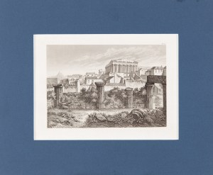 Carl MERKER (1817-1897), Propyleje, Akropol, Ateny, 1856