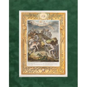 Bernard PICART (1673-1733), Riesen, die versuchen, in den Himmel aufzusteigen, Mythologische Szene, 1731