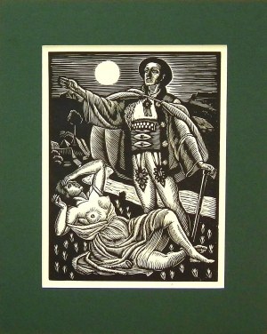 Władysław SKOCZYLAS (1883-1934), Scena miłosna,1929