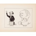 Julian ŻEBROWSKI (1915-2002), Pamiątkowy album karykatur. 15 VI 1949. II Kongres Zw. Zawodowych w Polsce, 1949