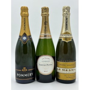 Laurent Perrier La Cuvée - Pommery - Le Mesnils Oger Blanc De Blancs