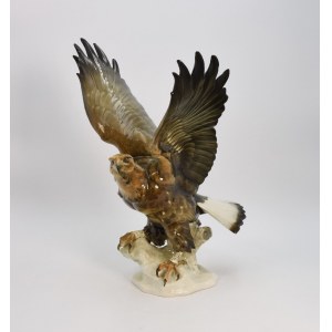 Lorenz HUTSCHENREUTHER Porcelain Factory, Eagle spreading its wings