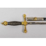 Pair of parade swords - clerical - in scabbards