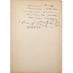 Bujański J., REDUTA, 1929 [dedykacja i podpis autora] [okładka Różański]