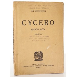 Cicero M., CYCERO wybór mów, Lwów 1922