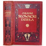 Słowacki J., DZIEŁA, t.1-2, 1909 [b. ładne egz.] [oprawa płótno wyd.] [portrety]