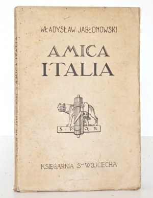 Jablonowski W., AMICA ITALIA (RZECZ O FASZYZMIE), 1926