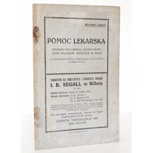 DOKŁADNY SPIS LEKARZY m. Wilna, Wilno, 1920