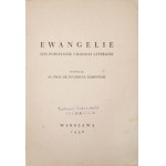 Dąbrowski E., EWANGELIE ICH POWSTANIE I RODZAJ LITERACKI, 1938