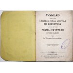 Serwatowski W., WYKŁAD OBUDWU LISTÓW ŚWIĘTEGO PAWŁA APOSTOŁA DO KORYNTIAN, 1851