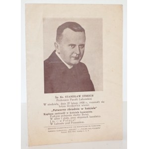[Streich], Kapłana zastrzelił w kościele komunista, 1938 [Potworna zbrodnia w kościele] druk ulotny Luboń
