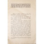 Śnieżek J., ZNACZENIE SNÓW DLA ŻYCIA CZŁOWIEKA, 1926