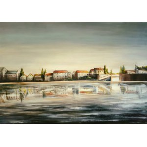 Monika Maszkowska Město u řeky
