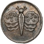 August II the Strong, Dresden Groschen (1708/10) - BUTTERFLY