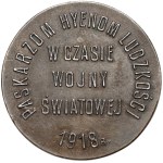 Anti-Speculation Medal, Warsaw 1918 — To the hyena-like profiteers...