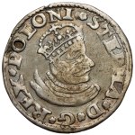 Stefan Batory, Trojak Olkusz 1580 - Glaubicz i inicjały IR