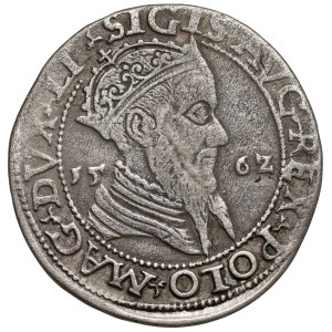 Zygmunt II August, Trojak Wilno 1562 - SZEROKI