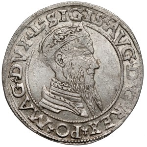 Zygmunt II August, Czworak Wilno 1566 - LIT - bardzo ładny