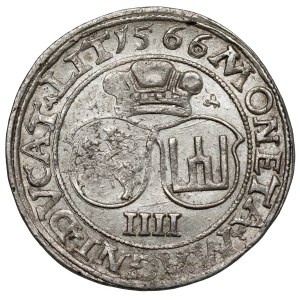 Zygmunt II August, Czworak Wilno 1566 - LIT - bardzo ładny