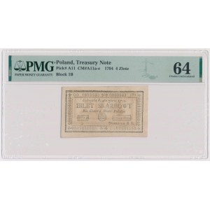 4 złote 1794 - (I)(B)