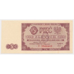 5 zlotych, 1948 - F